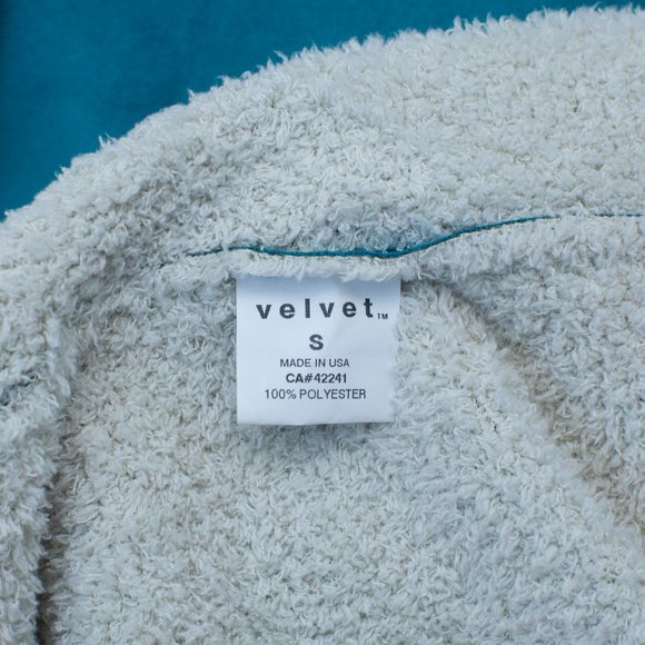 Velvet Brand Teal Small Zip Front Sweater Jaket - Picture 5 of 6